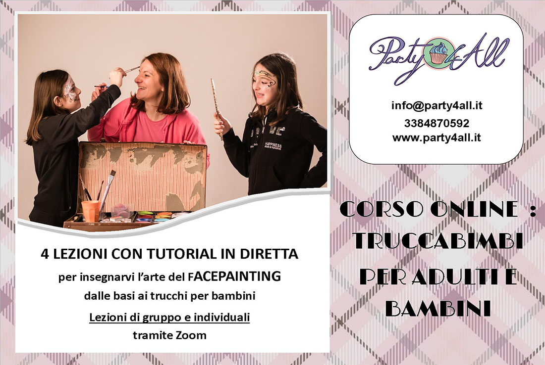 corso di truccabimbi per adulti e bambini